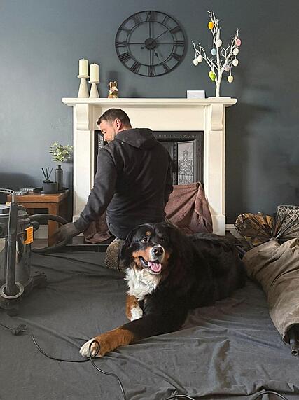 Sweeping Chimneys in Baldock, Hertfordshire