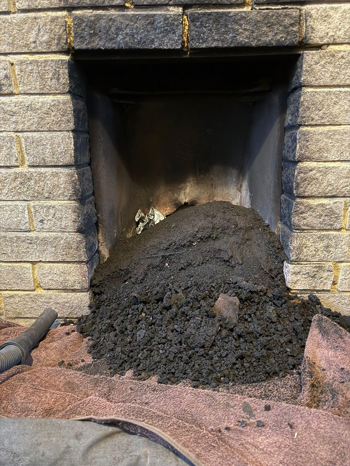 A very sooty chimney