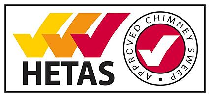 We are a HETAS approved chimney sweep