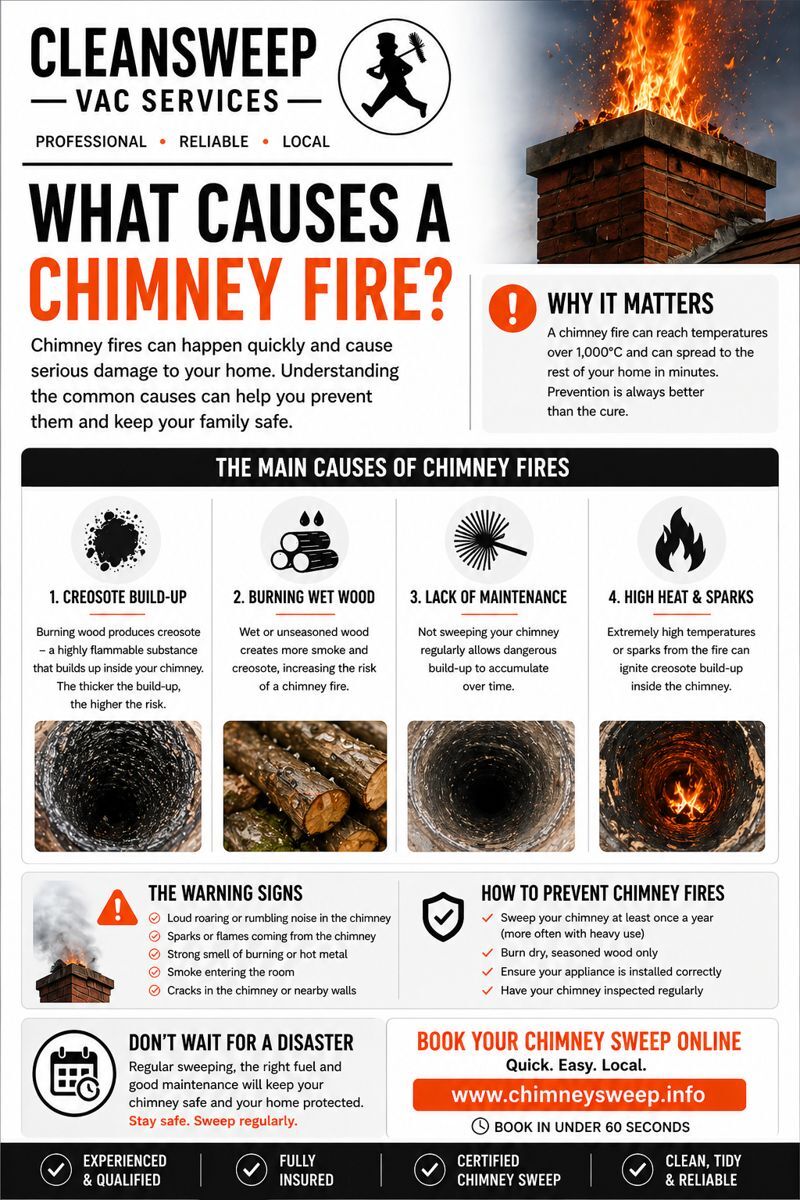 Causes of a chimney fire